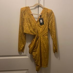 Yellow/gold fashionnova  dress